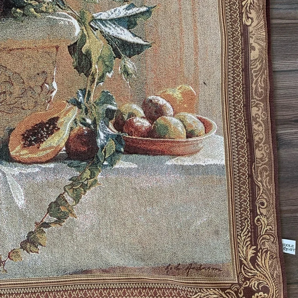 Frut and floral tapestry art